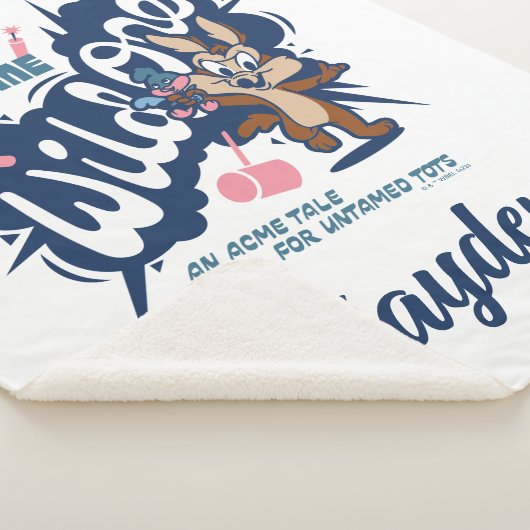 Baby WILE E. COYOTE™ - Wild One Sherpa Deken (3/4)