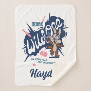 Baby WILE E. COYOTE™ - Wild One Sherpa Deken