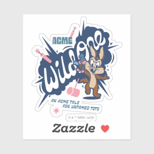 Baby WILE E. COYOTE™ - Wild One Sticker (Vel)