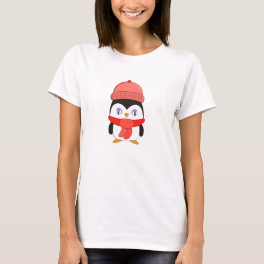 Baby Winter Penguin T-shirt (Voorkant)