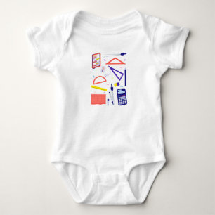 Baby wiskundig genie babysuit romper