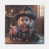 Baby Witch en Haar Chimera Magneet (Voorkant)
