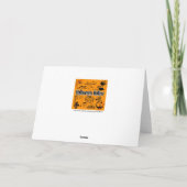 Baby Witch mijn eerste Halloween Wenskaart Kaart (Achterkant)