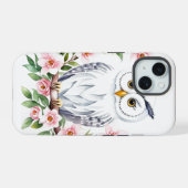 Baby Witte Uil iPhone 15 Case (Achterkant horizontaal)