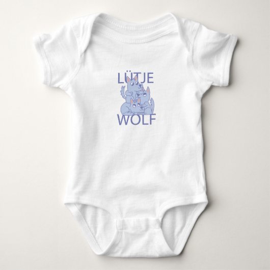 Baby Wolf Animals Cute Romper (Voorkant)