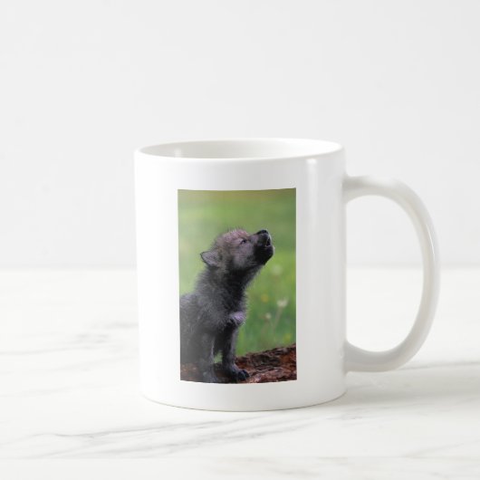 Baby Wolf Howls Koffiemok (Rechts)