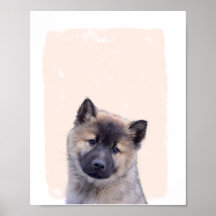Baby wolf kamer print