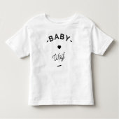 Baby wolf kinder shirts (Voorkant)