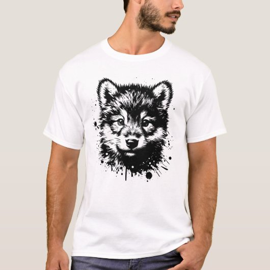 Baby Wolf T-shirt (Voorkant)