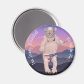 Baby Wombat Magnet (Voorkant / Achterkant)