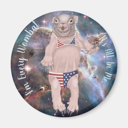 Baby Wombat Magnet (Voorkant)