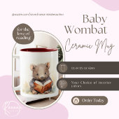 Baby Wombat Reader Keramische Mok