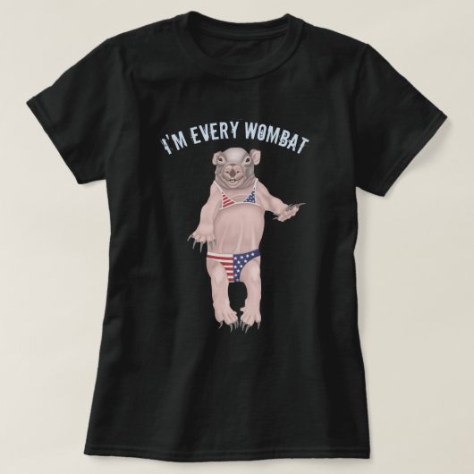 Baby Wombat T-shirt (Design voorkant)