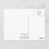 Baby Wood Duck Briefkaart (Achterkant)