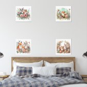 Baby Woodland Animals Nursery Print Set (Slaapkamer)