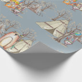 Baby Woodland Forest Animals Gift Cadeaupapier (Hoek)