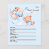Baby Woord Door Elkaar Baby Shower Spel (Voorkant)