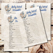 Baby Word Scramble Ahoy Het is een jongen nautisch