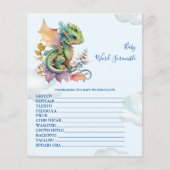 Baby Word Scramble Baby shower Game (Voorkant)