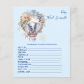 Baby Word Scramble Baby shower Game (Voorkant)