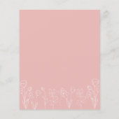 Baby Word Scramble Baby shower Game (Achterkant)