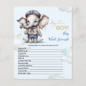 Baby Word Scramble Baby shower Game (Voorkant)