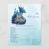 Baby Word Scramble Baby shower Game (Voorkant)