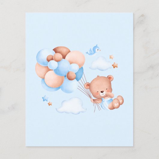 Baby Word Scramble Baby shower Game (Achterkant)