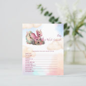 Baby Word Scramble Baby shower Game (Staand voorkant)