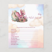 Baby Word Scramble Baby shower Game (Voorkant)