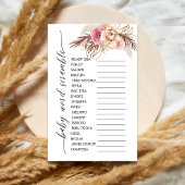 Baby Word Scramble Boho Dusty Roos Bloemen