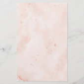 Baby word scramble game waterverf roos goud (Achterkant)