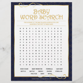 Baby Word Scramble [Golden Blue] Briefhoofd