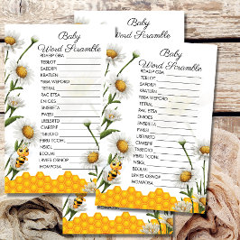 Baby Word Scramble Mama Theme Honingraat