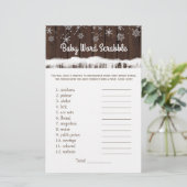 Baby Word Scramble Nursery Rhyme Baby shower Games (Staand voorkant)