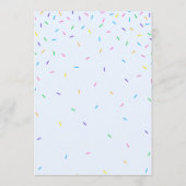 Baby Word Scramble Shower Game Card - Spruiters Programmakaart (Achterkant)