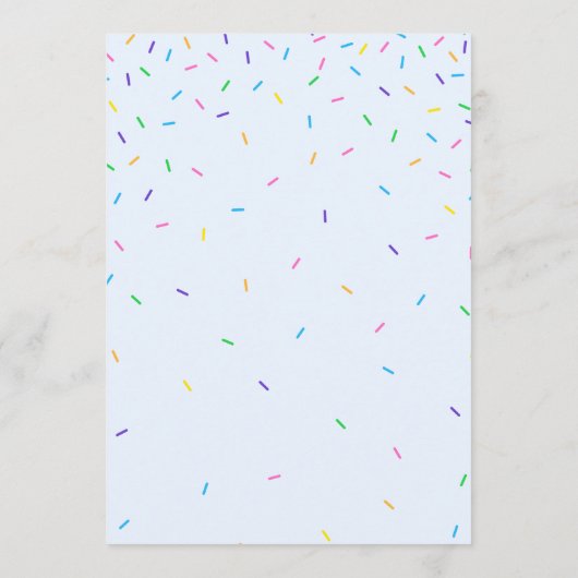 Baby Word Scramble Shower Game Card - Spruiters Programmakaart (Achterkant)