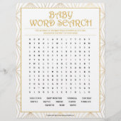 Baby Word Search [Golden Lines] Briefhoofd (Voorkant)