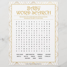 Baby Word Search [Golden Lines] Briefhoofd