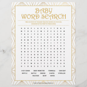 Baby Word Search [Golden Lines] Briefhoofd