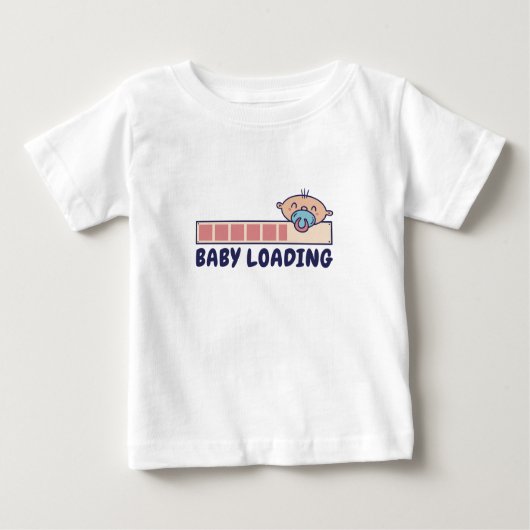 Baby wordt geladen... Grappig T-Shirt Design – Per (Voorkant)