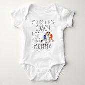 Baby Wrestling - Worstelcoach Moeder Romper (Voorkant)