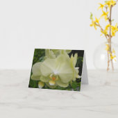 Baby Yellow Orchid Note Kaart (Gele Bloem)