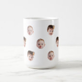 Baby Your Dogs Your Man's Face Funny Gift Idee Magische Mok (Midden)