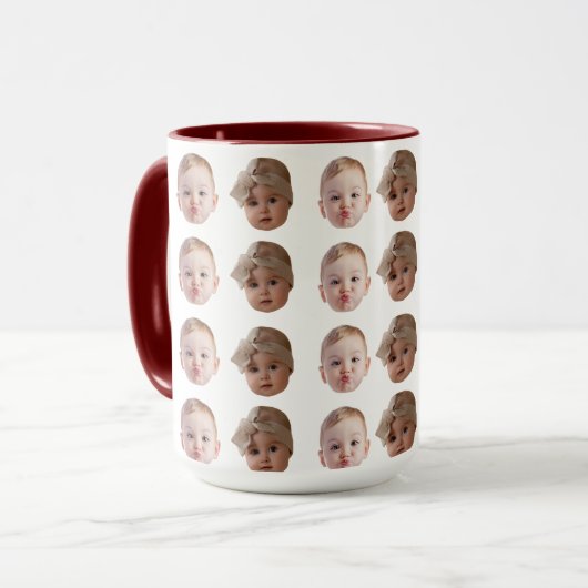 Baby Your Dogs Your Man's Face Funny Gift Idee Mok (Voorkant links)