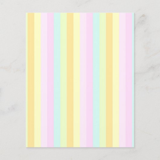Baby Zachte pastels Flyer (Achterkant)