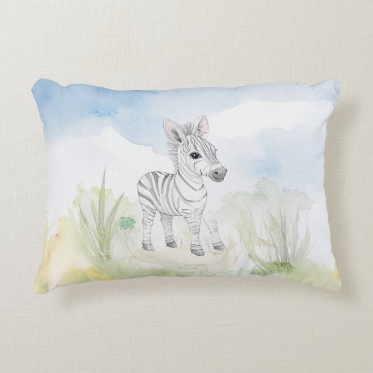 Baby Zebra Accent Kussen (Voorkant)