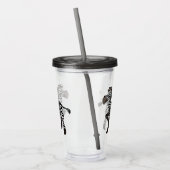 Baby Zebra Acryl Tumbler Drinkbeker (Links)