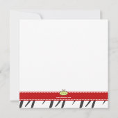 Baby+Zebra Baby shower Kaart (Achterkant)