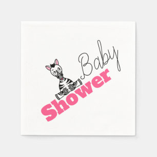 Baby Zebra, Baby shower Servet